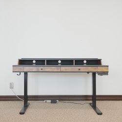 55*24 Standing desk With 2 Drawers Sample 