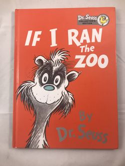 Dr. Seuss If I ran the zoo 1984 collectors edition random house