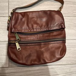 Leather Fossil Bag