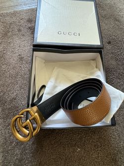 Brand New Gucci Reversible Belt Size 32 - 36 Unisex 