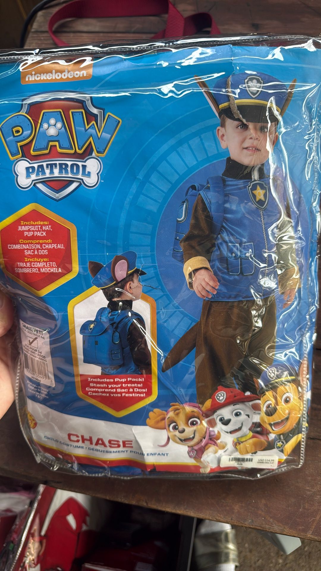 Halloween Costume Chase PAW PATROL