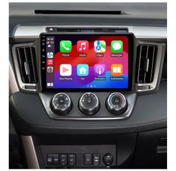10.2'' 64GB Car Radio Stereo Upgrade for Toyota RAV4 2013-2018, Plug and Play Android 13 Head Unit with Wireless Carplay/Android Auto/1080P Backup Cam