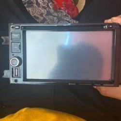 Boss Audio Systems BV9364B double-DIN car stereo receiver. 