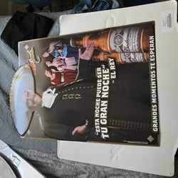 Vicente Fernandez Budweiser Sign 