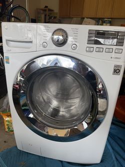 LG WM3670HWA Steam Front Load Washer~4.5 cu ft – Direct Drive ⚡ Clean & Works Perfect 