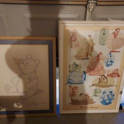 SET OF Disney PROFESSIONALLY Framed PICTURES MAKE OFFER