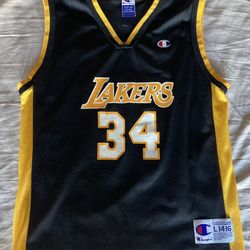 Lakers Shaq Champion Jersey 