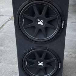 2 14” inch kicker speakers 