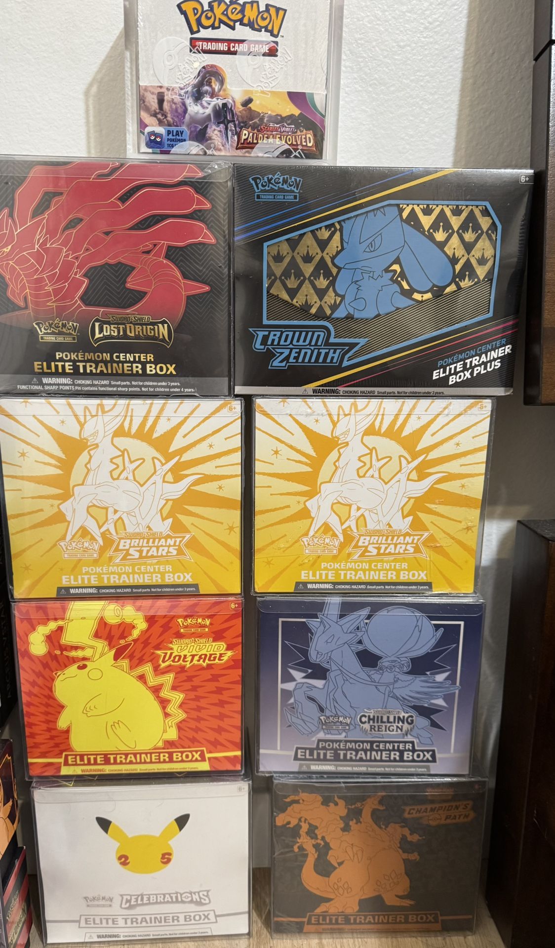 Pokemon Etbs(elite Trainer Boxes) And Booster Box