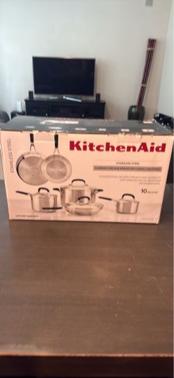 KitchenAid Stainless Steel 10-Piece Cookware Set