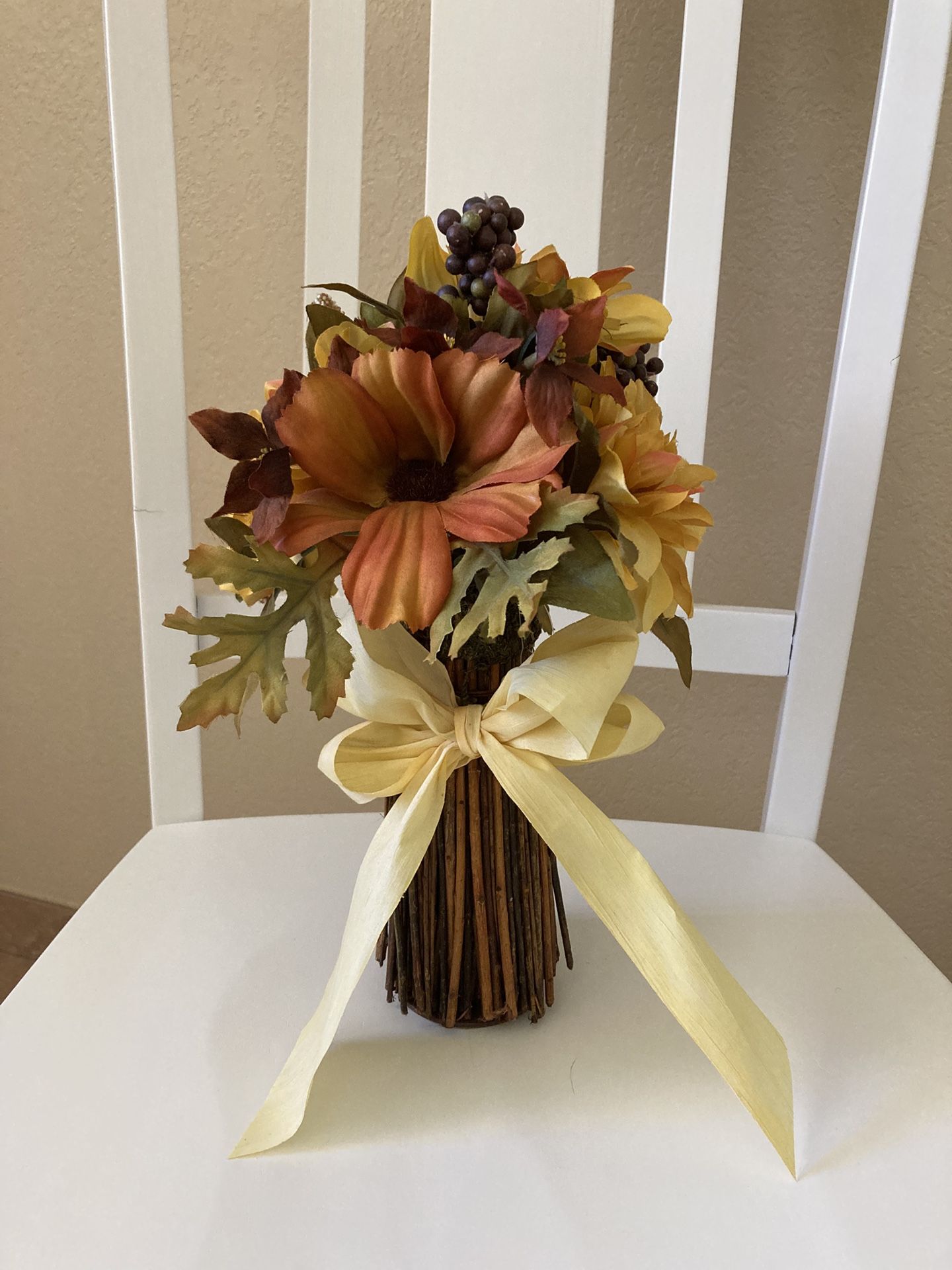 Fall Floral Arrangement-$7
