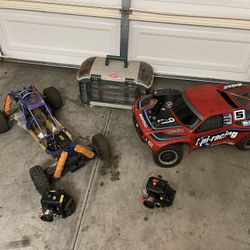 Hpi Baja 5sc , Redcat Dune runner And Zenoah G320