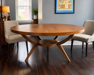 West Elm Arc Base Pedestal Dining Table – 60” Round – $550 OBO