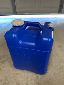 Aqua-Tainer 5.5g Blue Plastic Water Storage Container