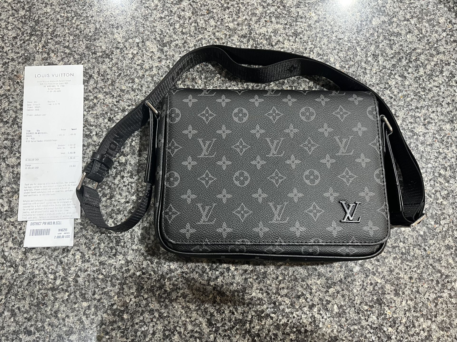 Louis Vuitton District PM – Monogram Eclipse Crossbody