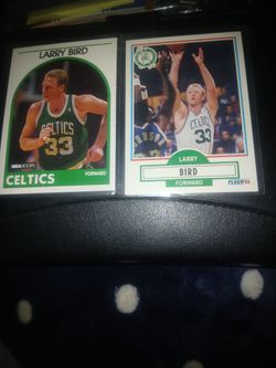 Larry Bird NBA Hoops & Fleer '90 Basketball Cards