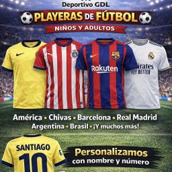 Soccer Jerseys / Playeras Deportivas 