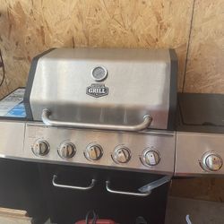 Expert Grill 5-Burner Propane Gas Grill with Side Burner