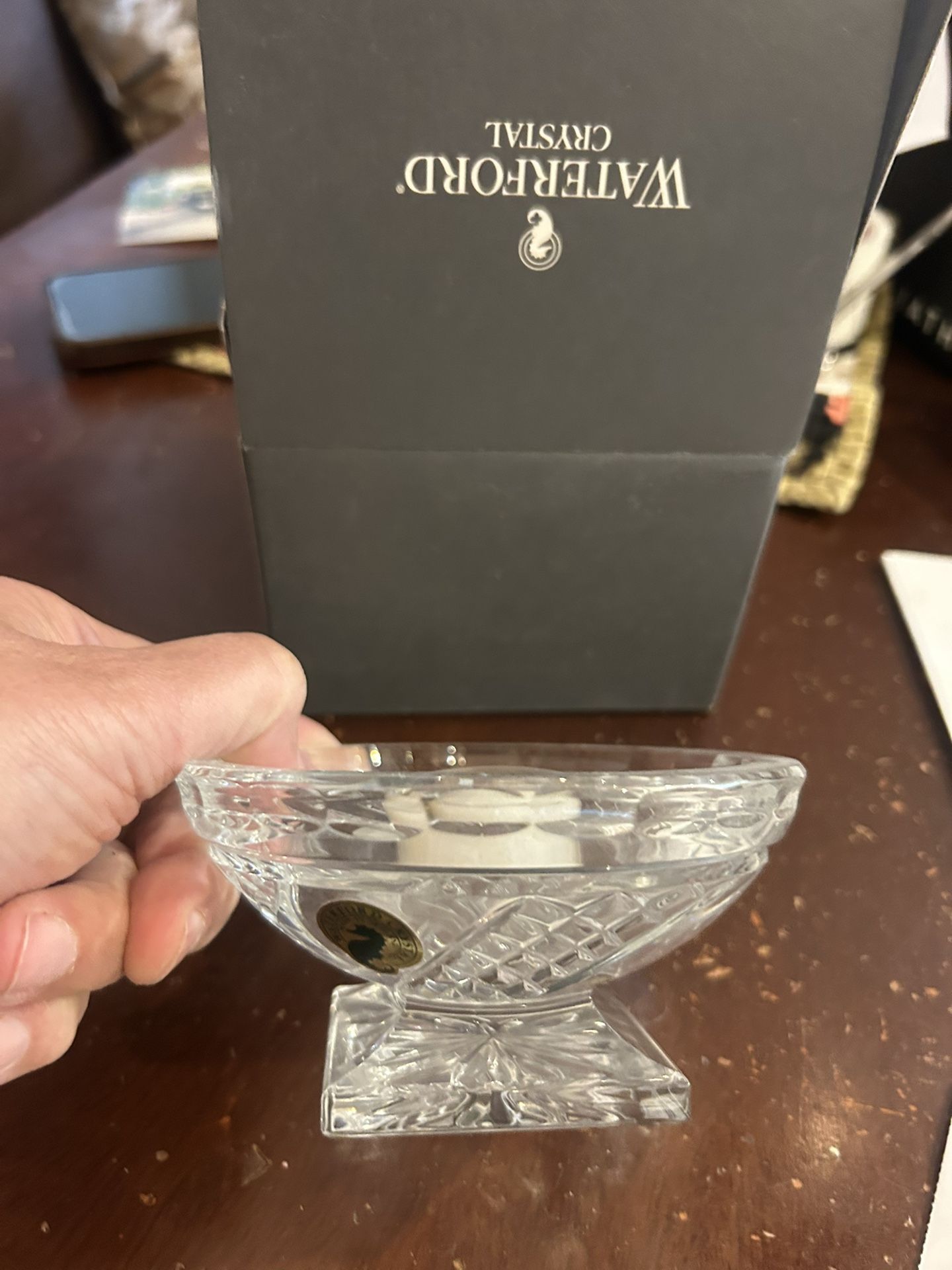 WATERFORD CRYSTAL ARCADE CANDLE VOTIVE TEALIGHT