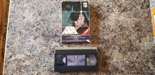 Star Wars Vintage VHS Tape 1983 CBS FOX Stereo Mono Compatible Harrison Ford