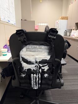 Homemade Punisher Vests for Halloween