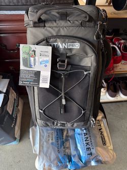 Titan PRO 26 Can Backpack Cooler, 2 Ice Walls, Black, Green or Taupe, NEW (See Description)