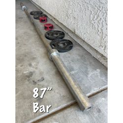 Olympic Bar Bell With Extras 
