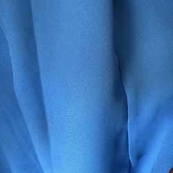 Turquoise Polyester Round Tablecloth