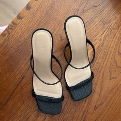 Black heels