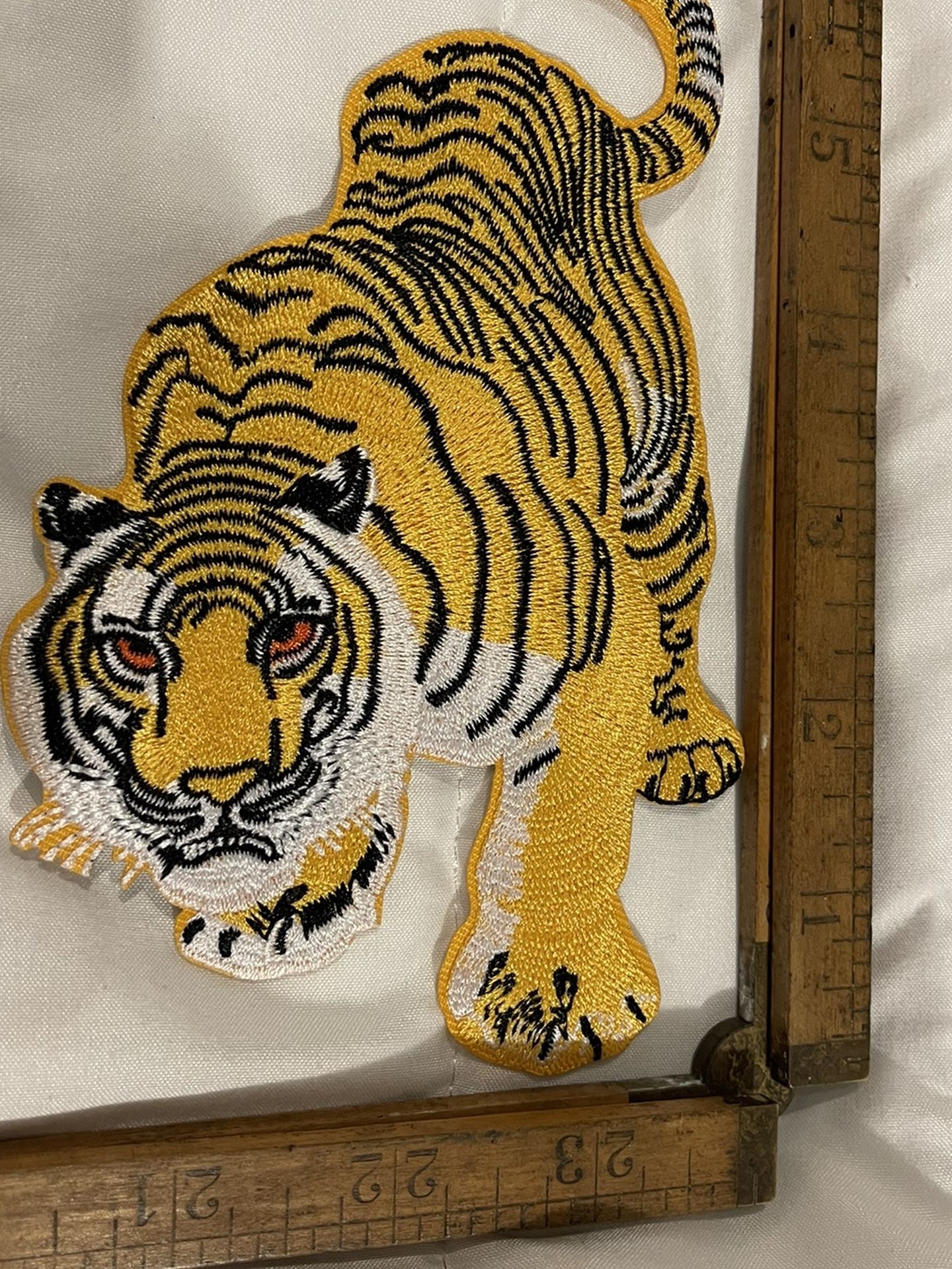 Tiger Iron On Patch