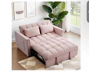 New 3 in 1 Sleep Loveseat Light Pink