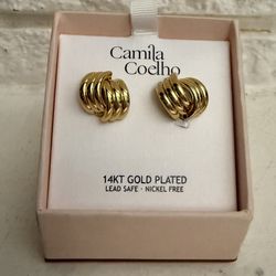 Camila Coelho 14KT Gold Plated Earrings