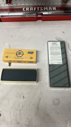 Norton sharpening stone and flattening stone