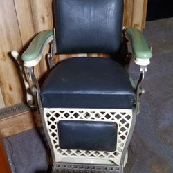 Emil J. Paidar 1920's Antique Barber Chair