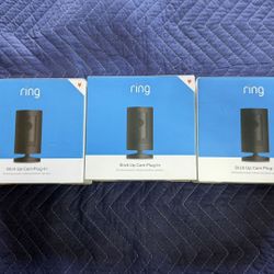 Ring Cameras - Outdoor/Indoor 3-Pack  Black