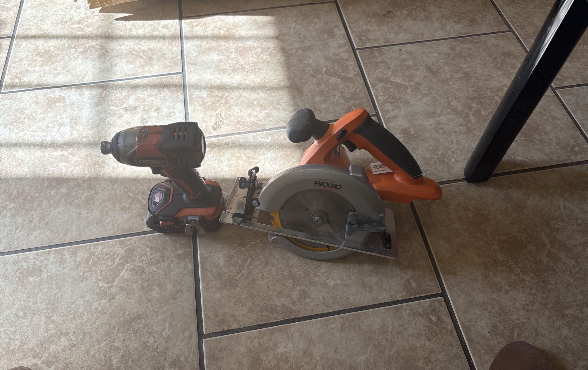New Saw And Drill Ridgid . 18v