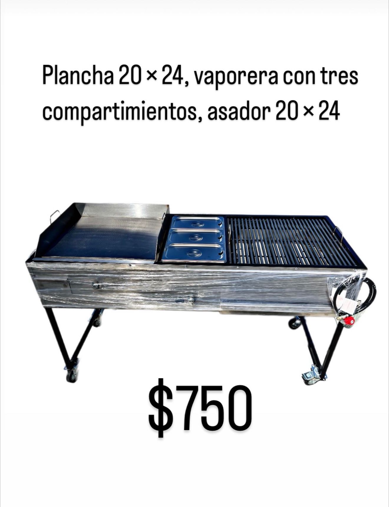Plancha Nuevas Con Vaporear I Asador En Especial