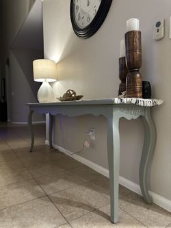 Pastel Green Refinished Table