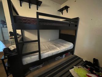IKEA NORDDAL Bunk Bed frame - Dark brown