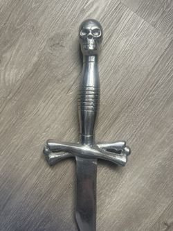 Skull Crossbones Prop Sword