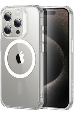 ESR for iPhone 15 Pro Case, Translucent Matte Case, Compatible with MagSafe, Military-Grade Protection, Classic Series, Clear