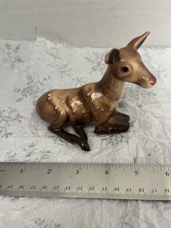 Vtg 1960's Hagen Renaker DW Patience Deer Doe Laying Down Figurine