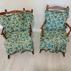 1940's Antique Chair And Rocker