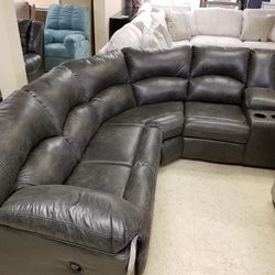 Reclining Sectional In Stock For Immediate Delivery 