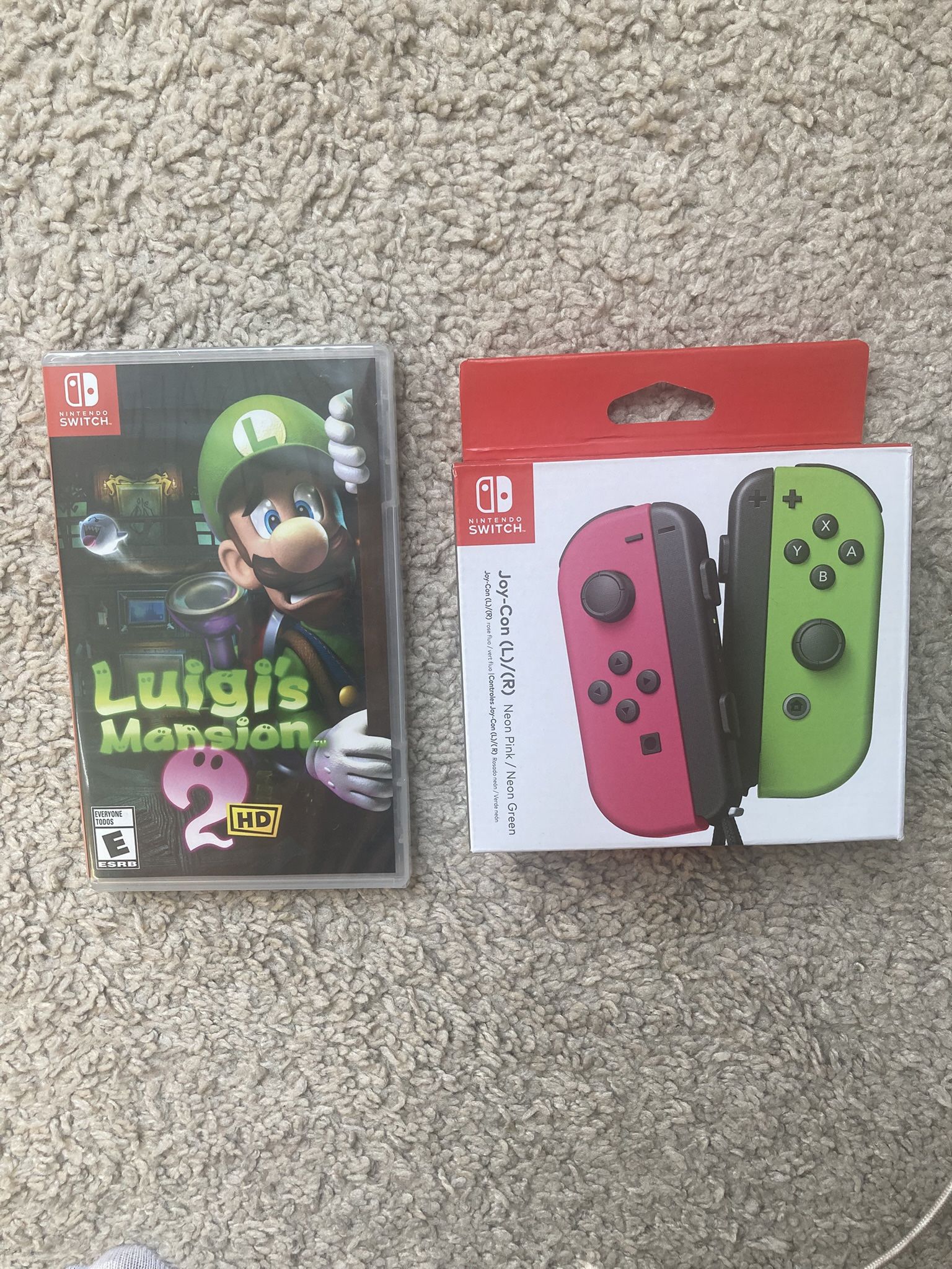Luigi’s Mansion 2 & Joy-Con’s