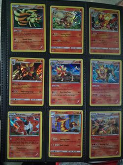 Pokemon Cards Fire Holos