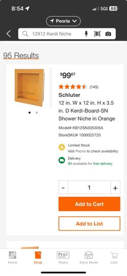 Shower Niche