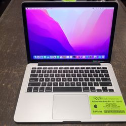 Apple MacBook Pro 13" 2015 - Intel Core i5-5257U, 8GB RAM, 128GB SSD, MacOS Monterey