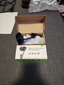 FM Car Transmitter, Wireless, QC3