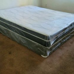 New QUEEN PILLOW TOP MATTRESS and BOX SPRING 2PC